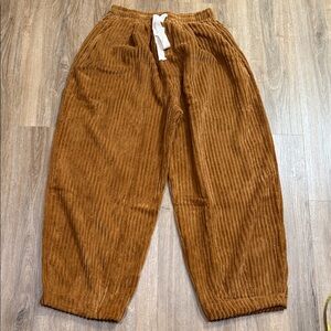 Rlaxed Fit Corduroy Harem Pants